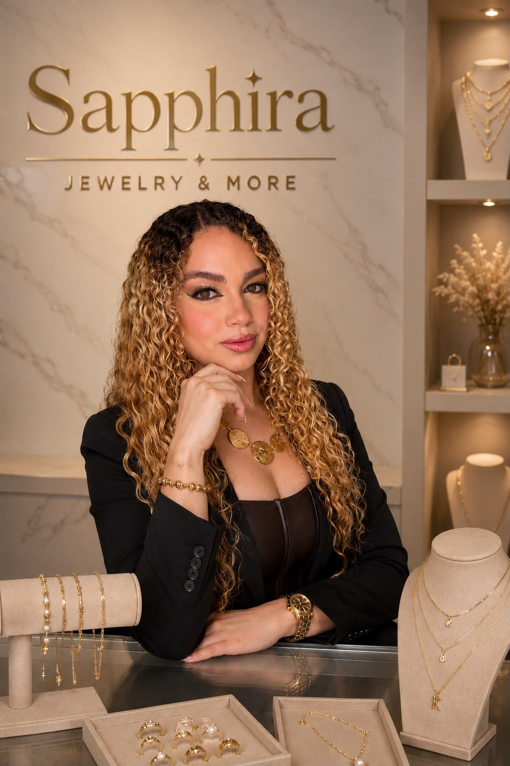 Karina Negrón, fundadora de Sapphira Jewelry & More